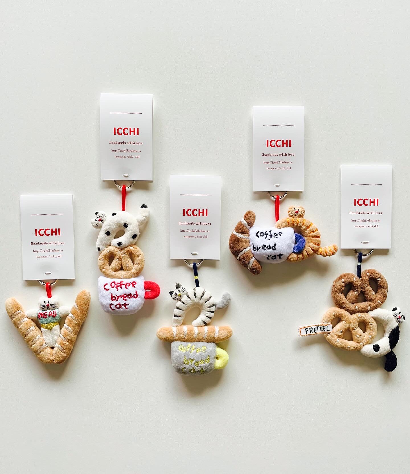 り*か様 ICCHI ぬいぐるみ作家 マスコット キーホルダー ICCHI 